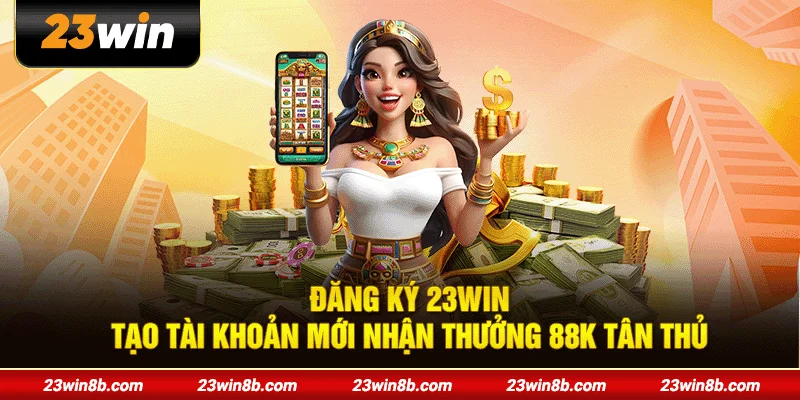 Đăng Ký 23WIN - Tạo Tài Khoản Mới Nhận Thưởng 88K Tân Thủ
